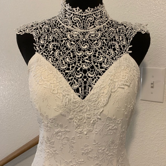 White cocktail dress - Picture 4 of 4